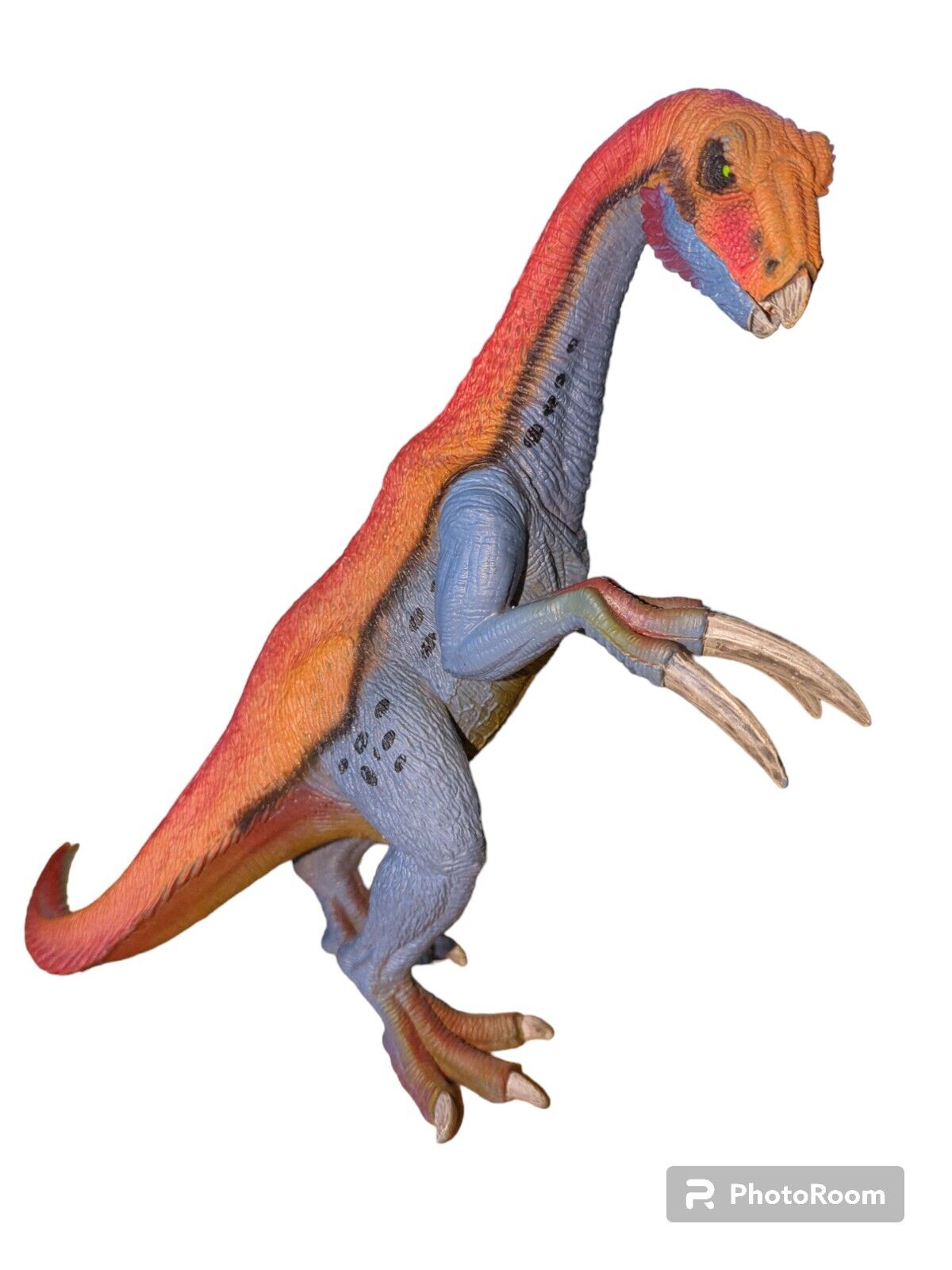 Schleich Red Blue Therizinosaurus Dinosaur Figure Claws D-73527 2013