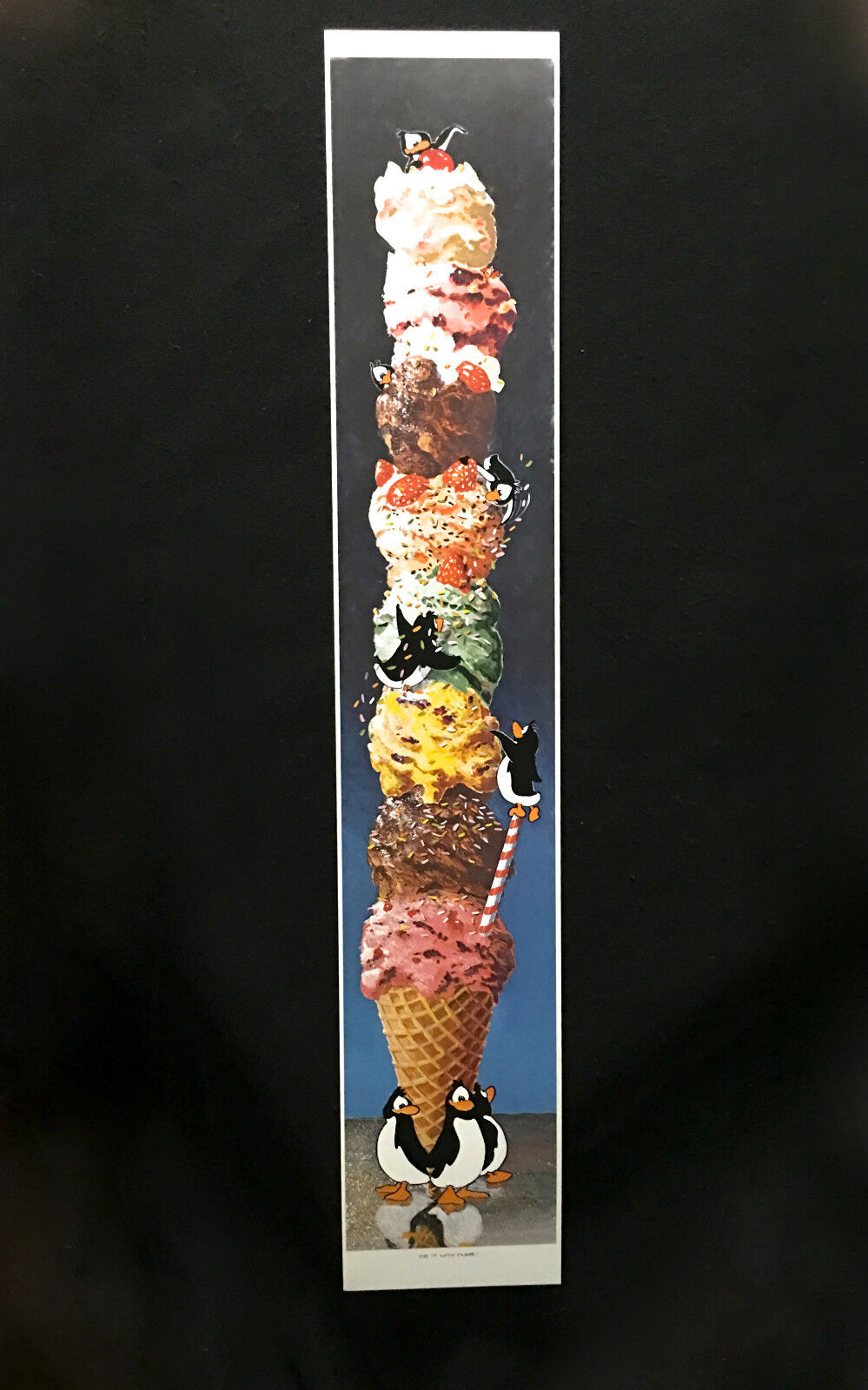 Robert Marble 'Do It With Flair' 35x6.25 Penguin Ice Cream BUY ONE GET ONE/BOGO