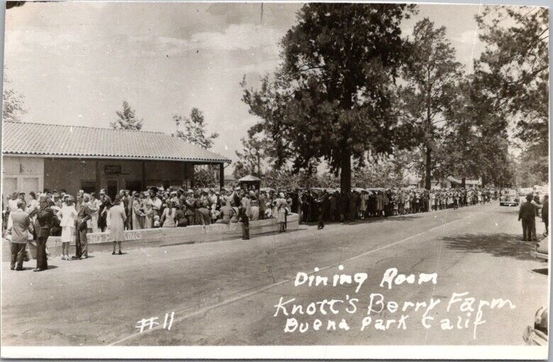 1940s KNOTT'S BERRY FARM Real Photo RPPC Postcard 