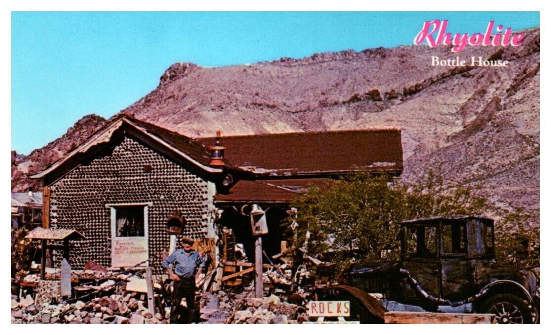 RHYOLITE BOTTLE HOUSE Nevada, NV - Postcard
