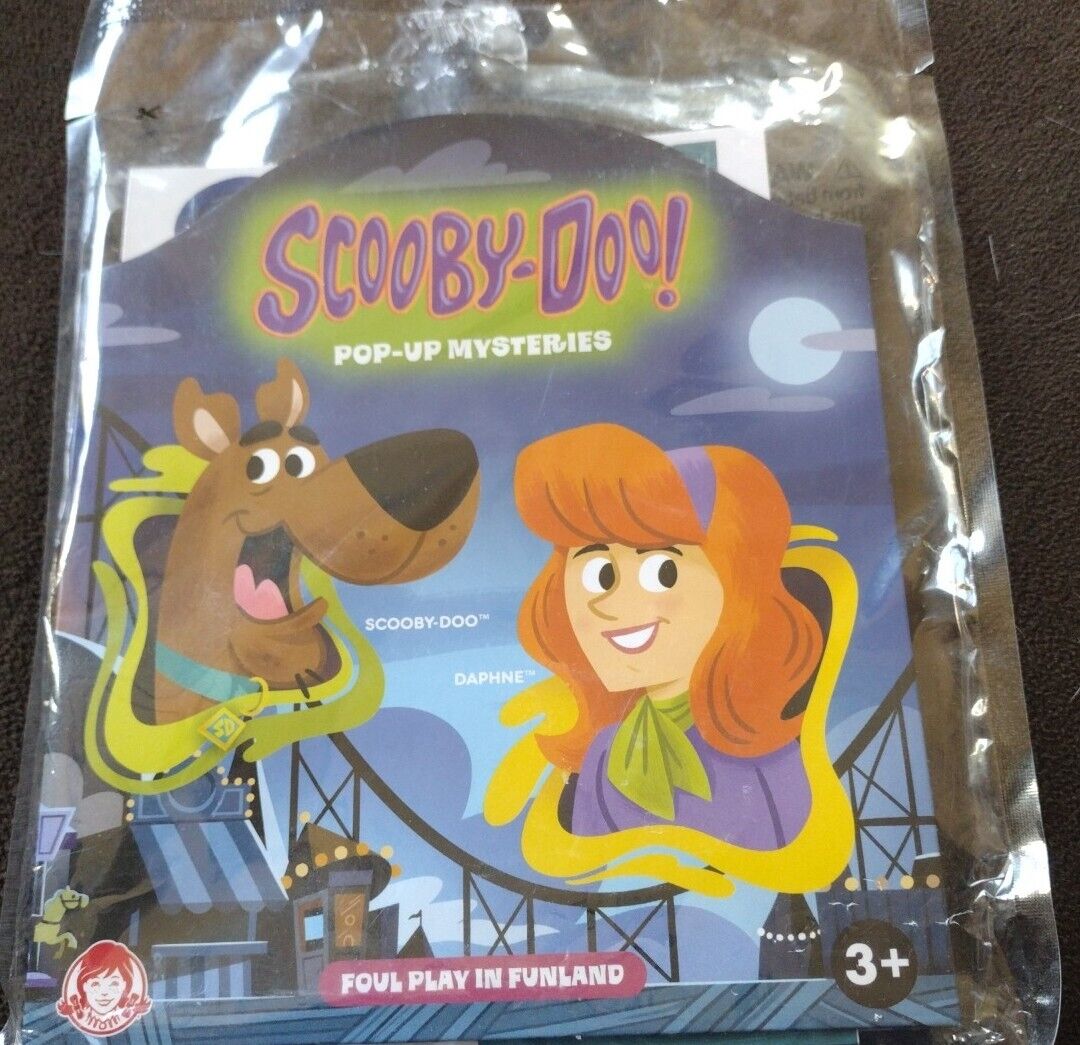 Wendy\'s Scooby-Doo Daphne Pop-Up Mysteries Toy - FOUL PLAY IN FUNLAND - 2022