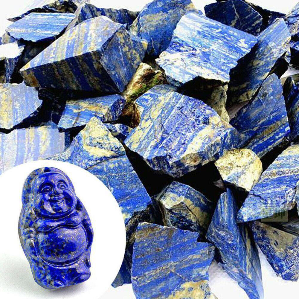 0.22-0.88lb Natural Afghanistan Lapis lazuli Crystal Rough Gemstone Chakra LM2