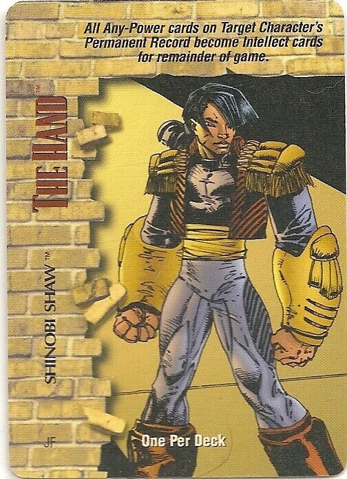 Marvel OVERPOWER THE HAND SHINOBI SHAW special OPD Very Rare - Monumental