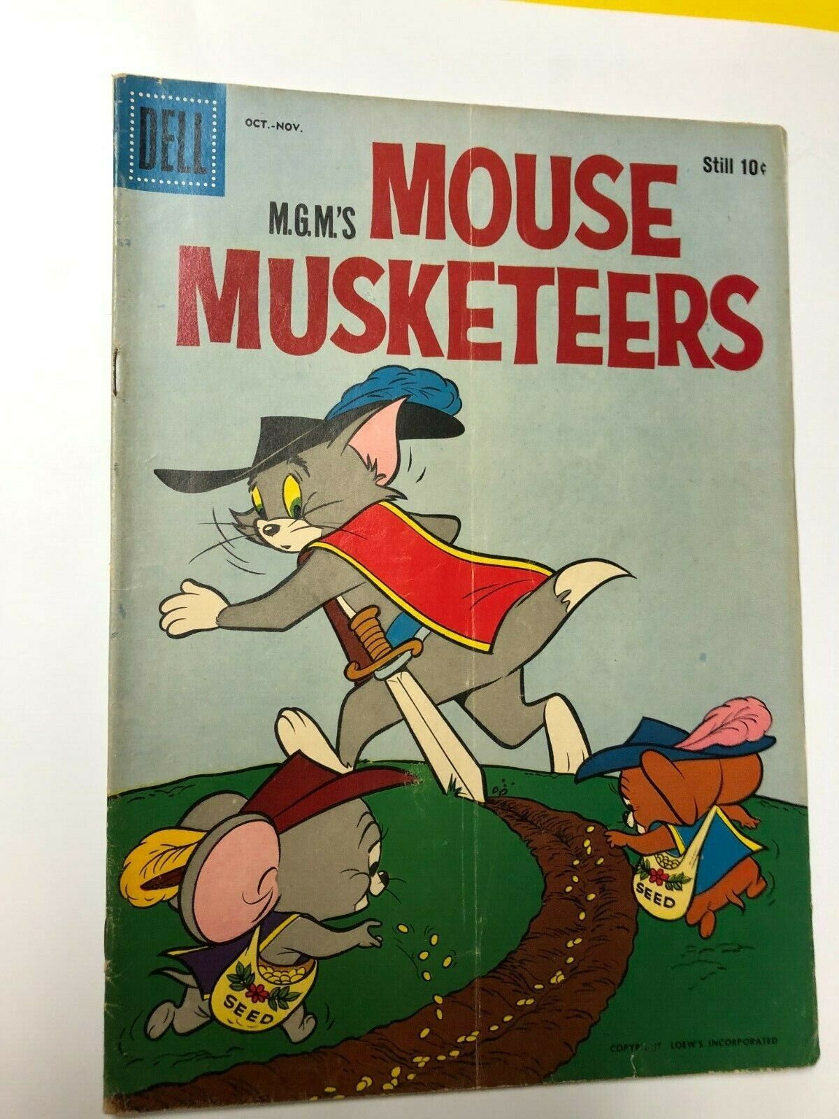MGM\'s Mouse Musketeers Comic #15 Oct./Nov. 1958 Dell