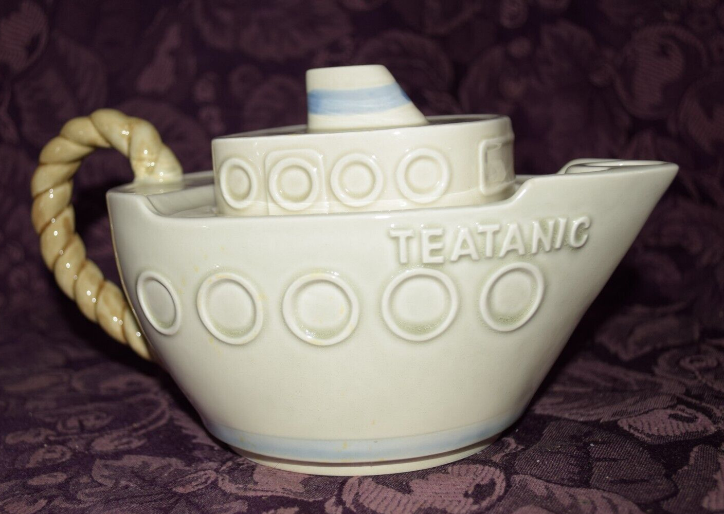 Fitz & Floyd Teatanic Tea Pot Titanic  1978 Rare