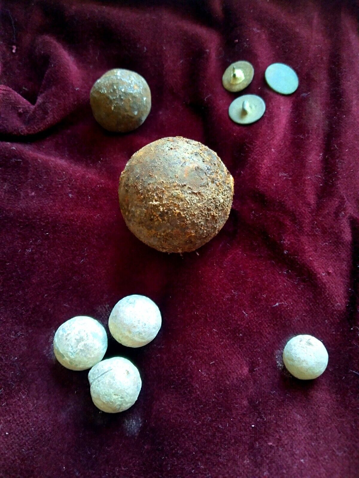 Authentic Alamo Relics, San Antonio, TX 1836. From a Private Excavation In 2008.