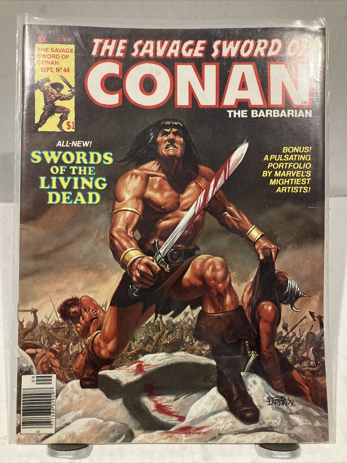 Stan Lee - The Savage Sword of CONAN #44 - Sept 1979 / Swords of the Living Dead