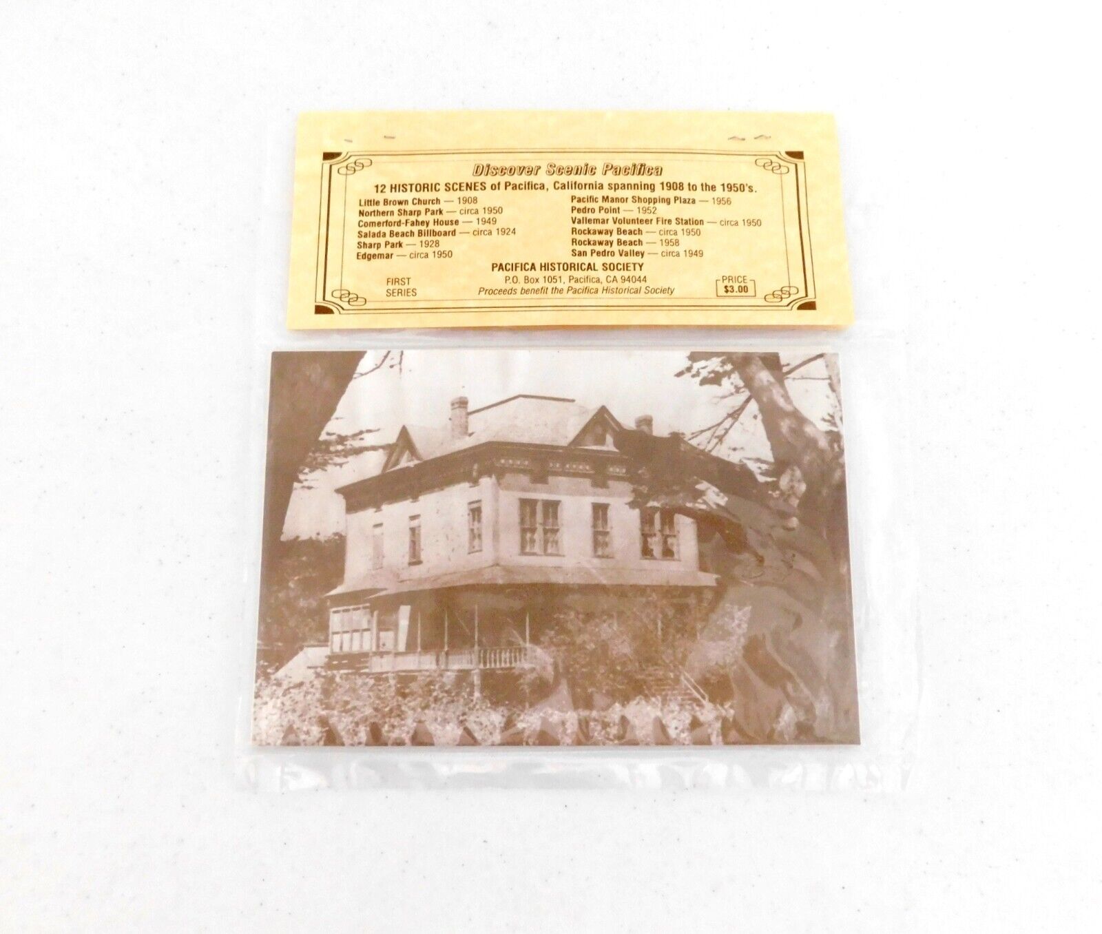 Pacifica California Postcards Set of 12 Historic Scenes 1908-1950s Repros NIP