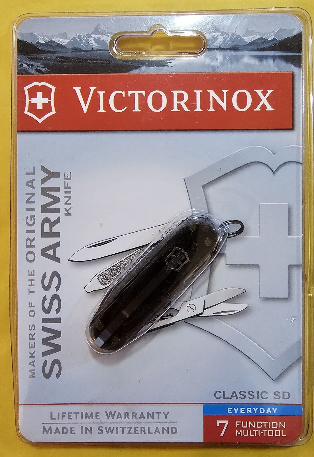 Victorinox CLASSIC SD Translucent Onyx Clamshell Swiss Army Knife NEW Sealed