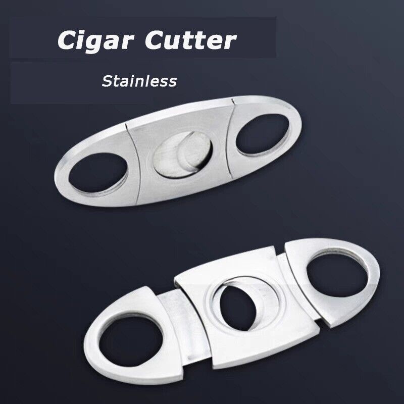 1 Pcs Cigar Cutter Pocket Gadgets Cutter Knife Cigars Stainless Steel Portable