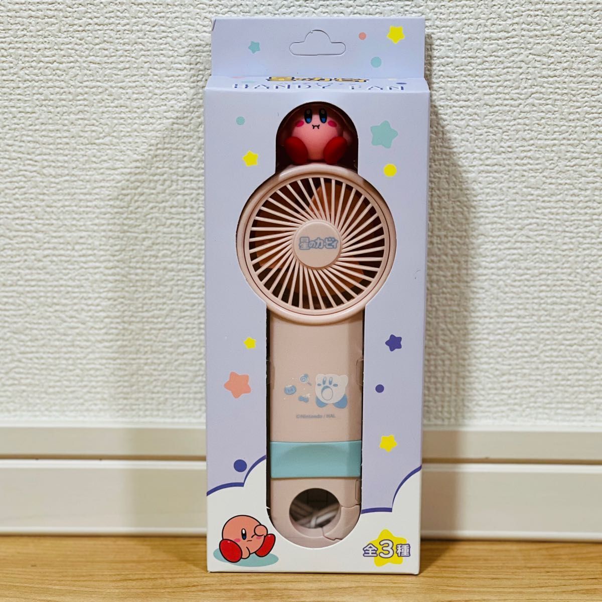 Kirby of The Stars USB Handy Fan Pink New with Box Cute and Functional 20x7cm