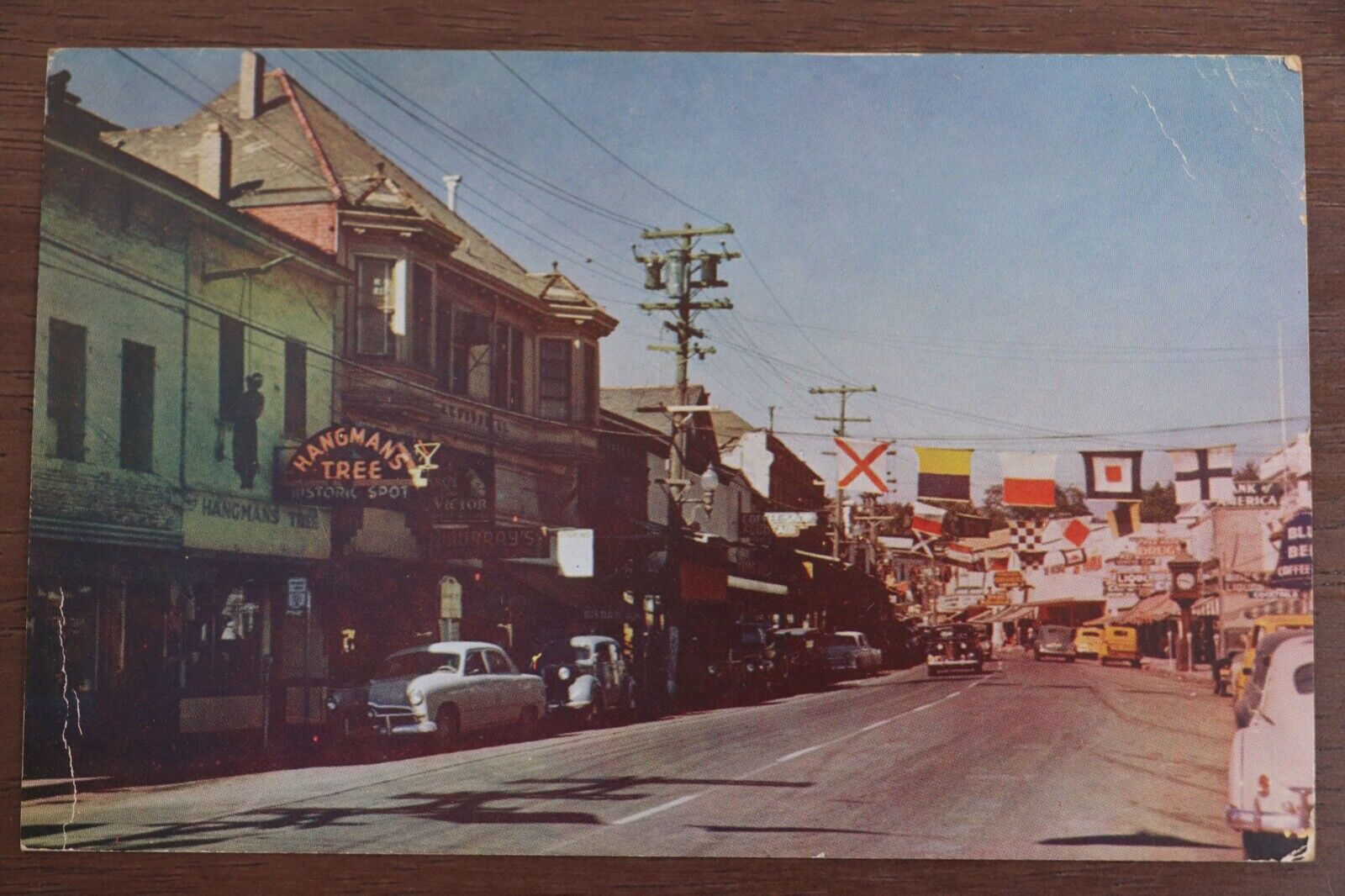 PLACERVILLE, CALIFORNIA - Old Hangtown, Eldorado County - 1951 Color Postcard