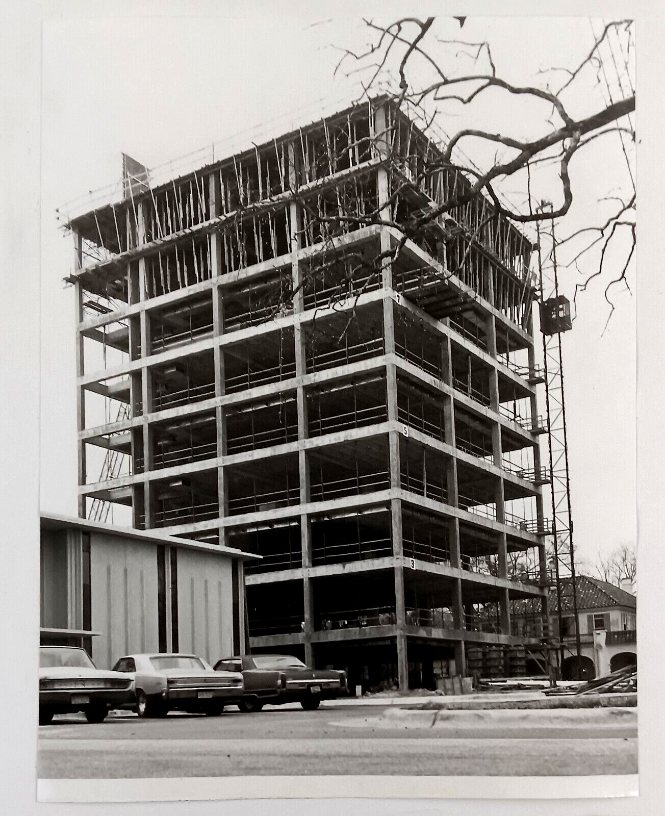 1972 Columbus GA American Family Life Insurance Bldg Construction Press Photo