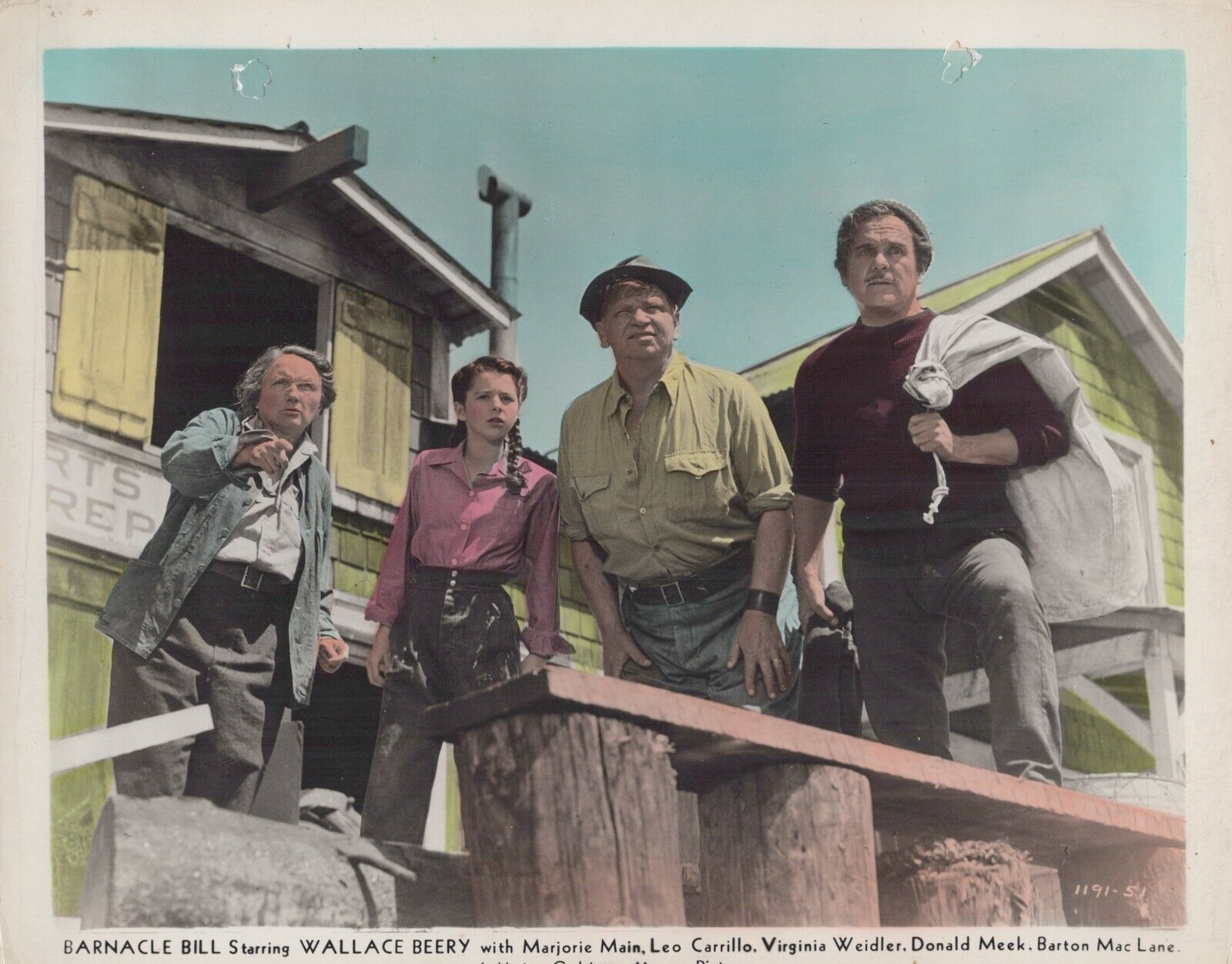 Wallace Beery + Marjorie Main + Leo Carrillo + Virginia Weidler 1941 Photo K 404