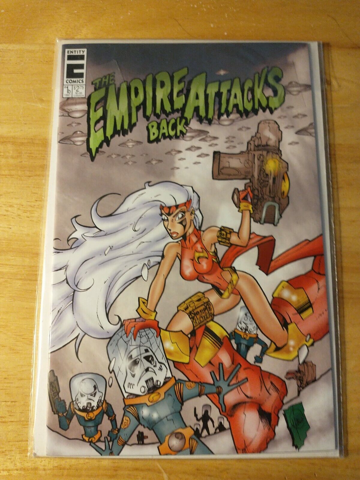 The Empire Attacks Back Cover #1B RARE VF/NM; Entity Comics