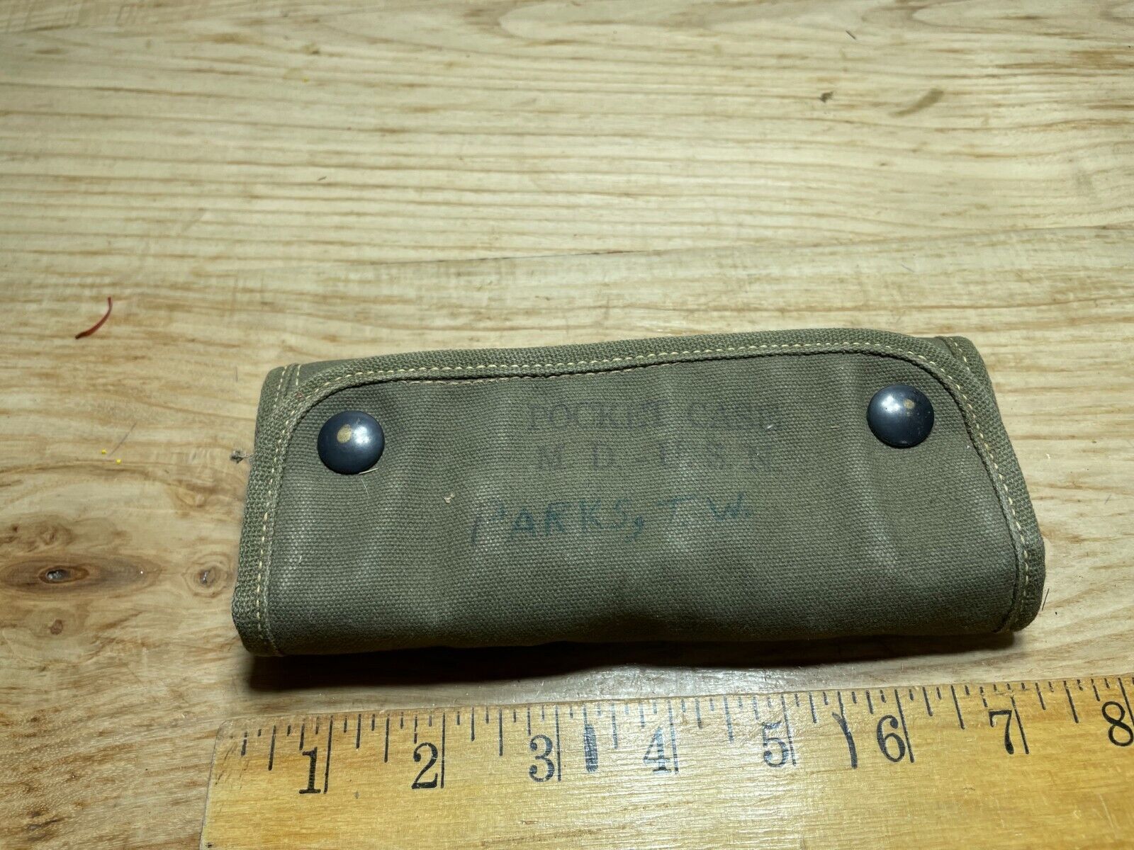 Vintage Military Pocket Case M.D. U.S.N. George Tieman and Co.