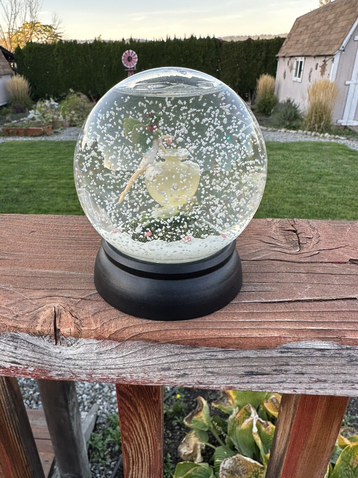 Nordstrom Lily P. Frost Make a Beauty Wish Snow Globe Retired 2003 Rare