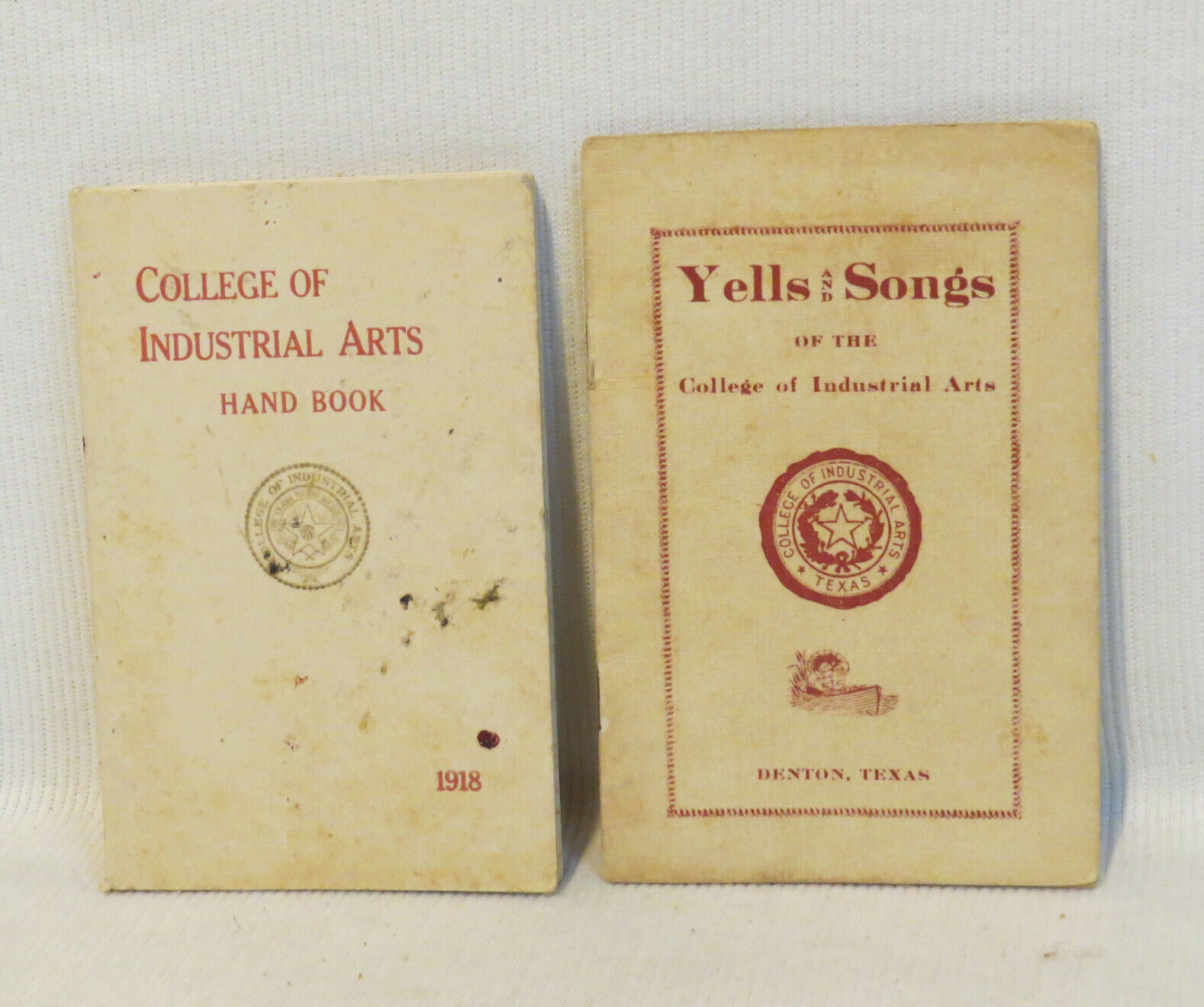 RARE 1918 College of Industrial Arts HAND BOOK and 
