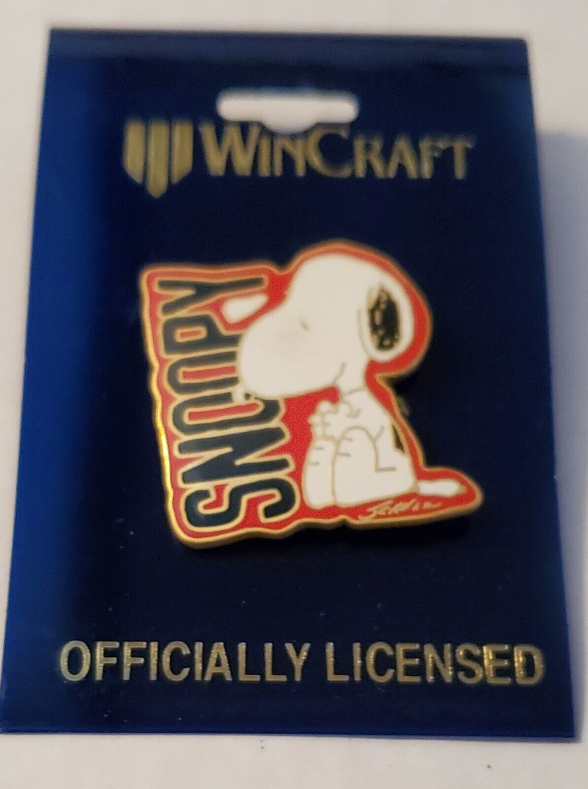 Vintage Peanuts Snoopy pins by Wincraft - NOS your choice of 5   New on card 