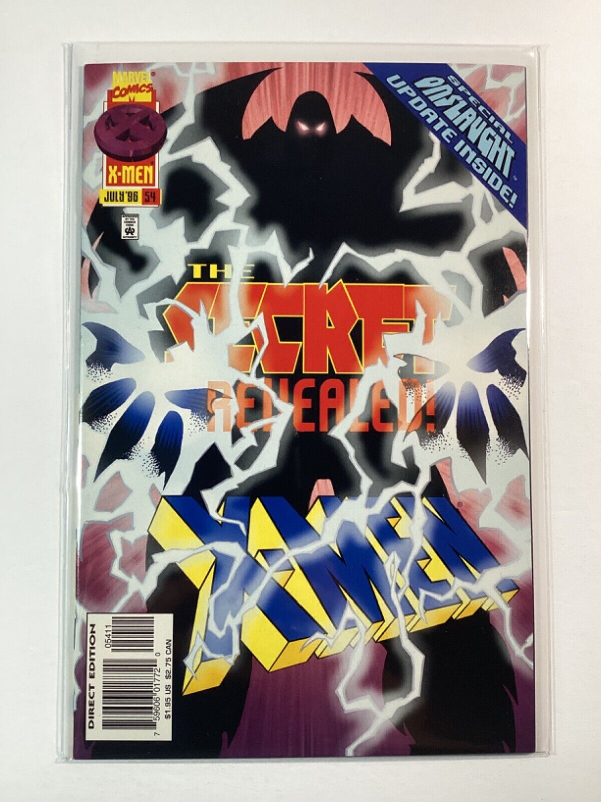 X-MEN (1991 1st Series) #54 NM/MT 9.8🟢💲CGC READY💲🟢🛑JUGGERNAUT🛑ONSLAUGHT🛑