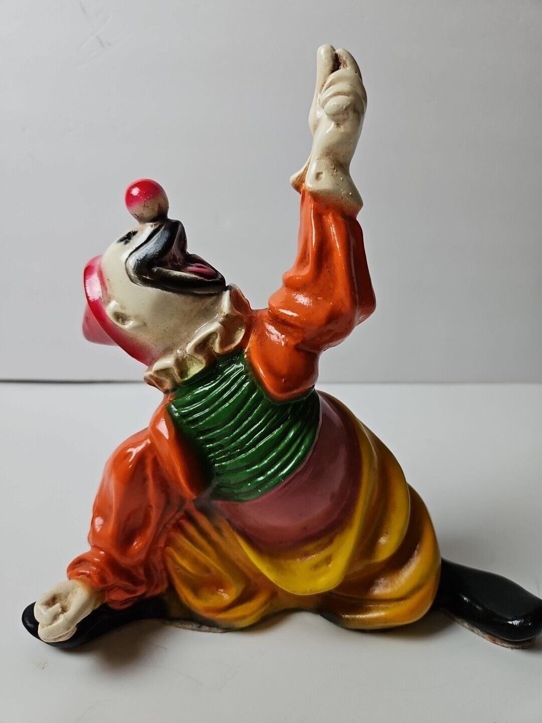 Vintage Universal Statuary Chalkware Clown Figure #617 Dated 1976