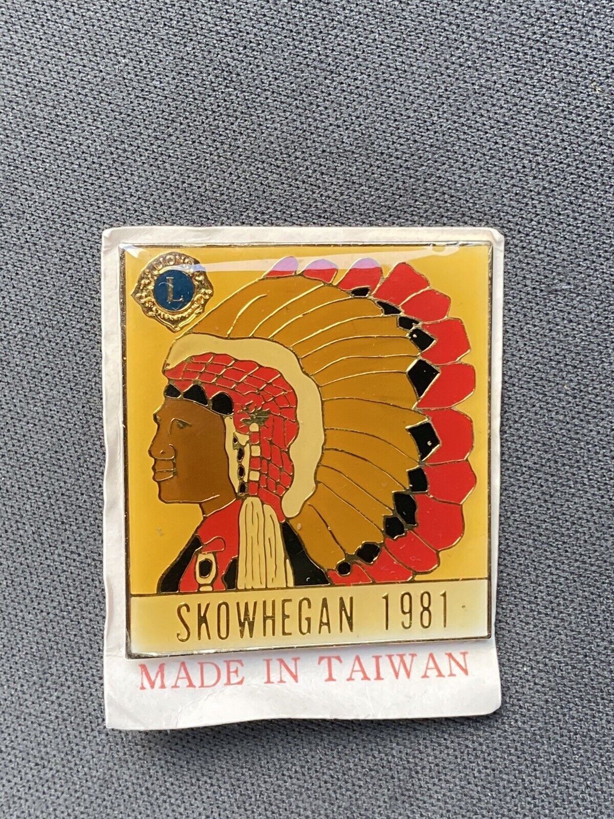 Skowhegan 1981 Lions Club Pin