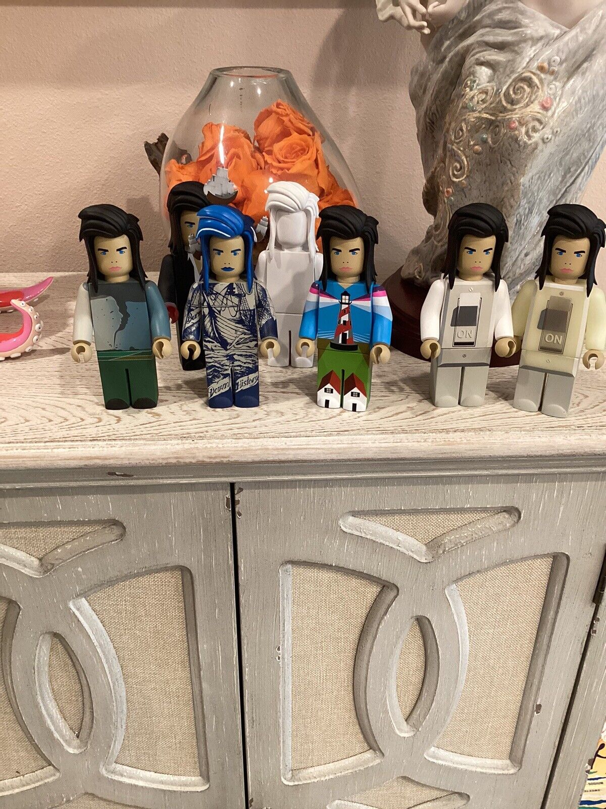 Nick Cave Collectibles     Lot Of 7 Prototypes      Extremely Rare    6”