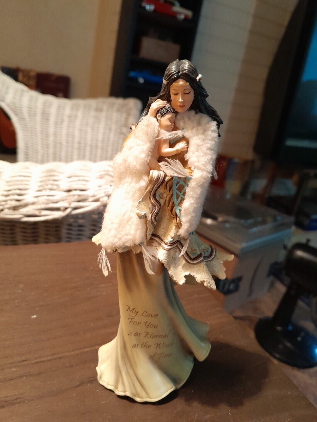 Hamilton Native American My Love For You Eternal Winds Of Time Figurine Mothers 