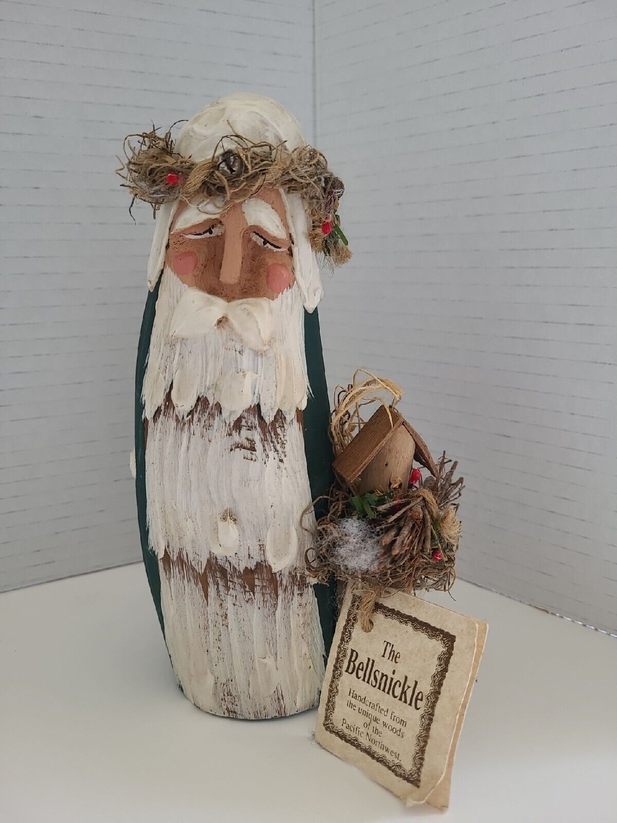 Handcrafted Carved Wood Santa - Made From Wood Of The Pacific NW In Astoria, OR