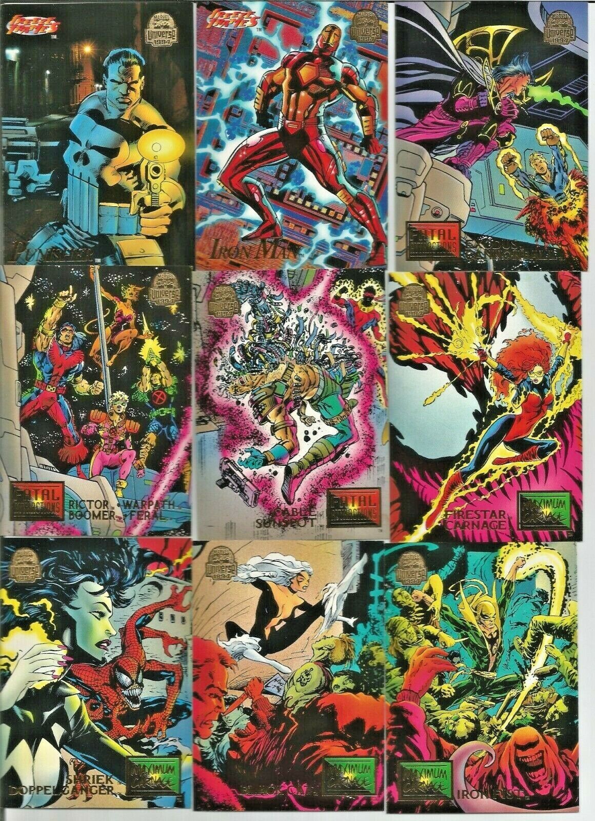 1994 Marvel Universe 5 Singles (FLEER)