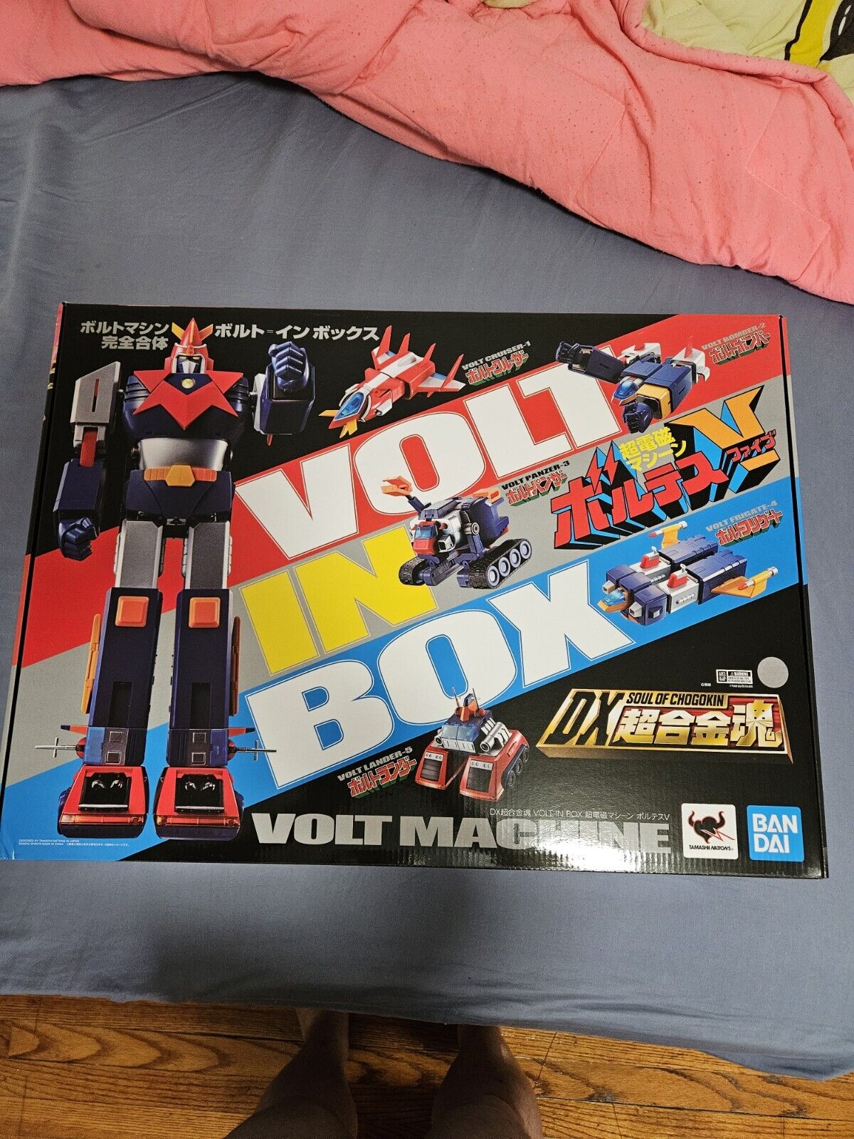 Bandai DX Soul of Chogokin VOLT IN BOX Voltes V Action Figure Open Box