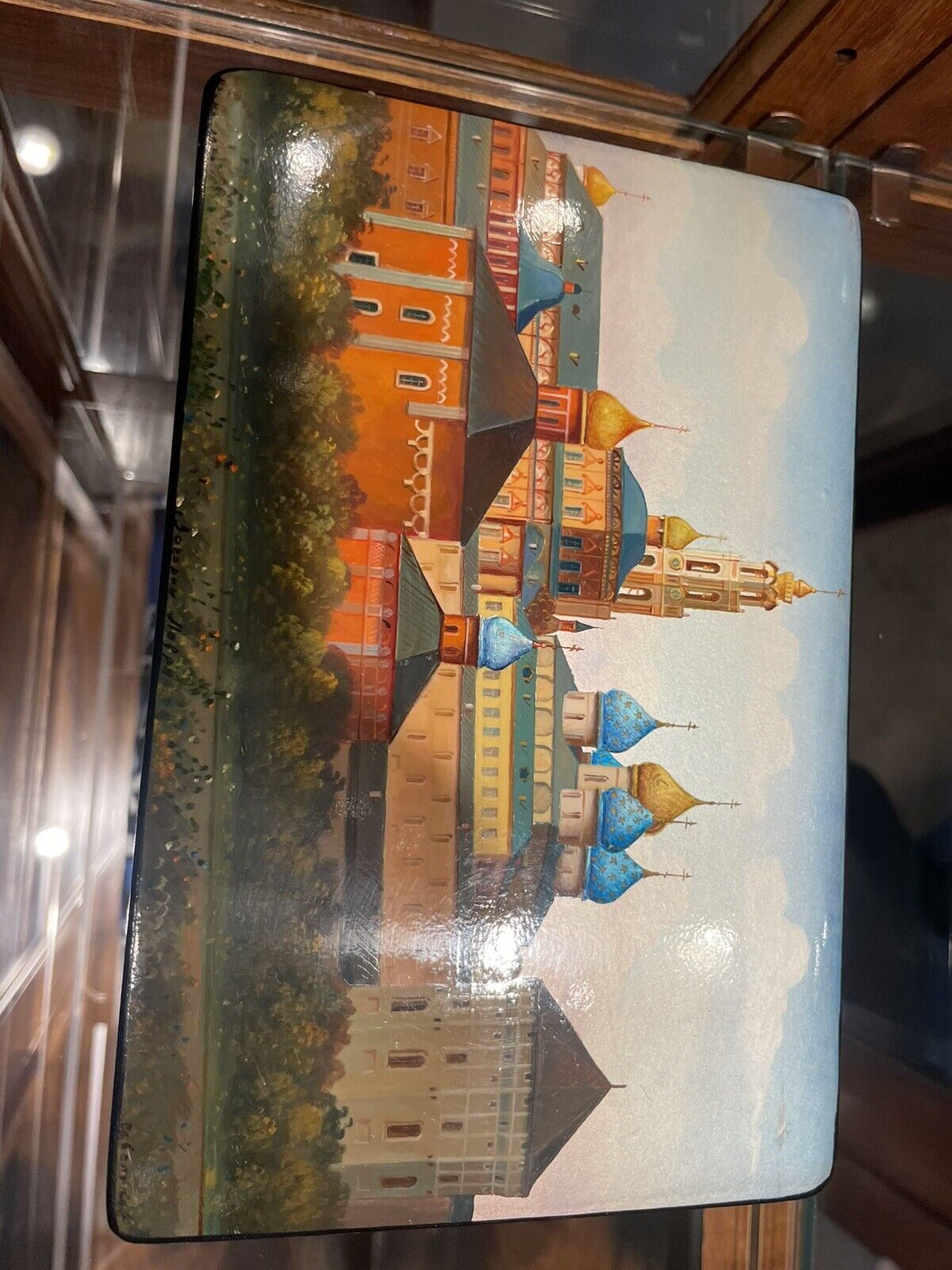 Russian Lacquer Box Lavra St. Sergius Monastery
