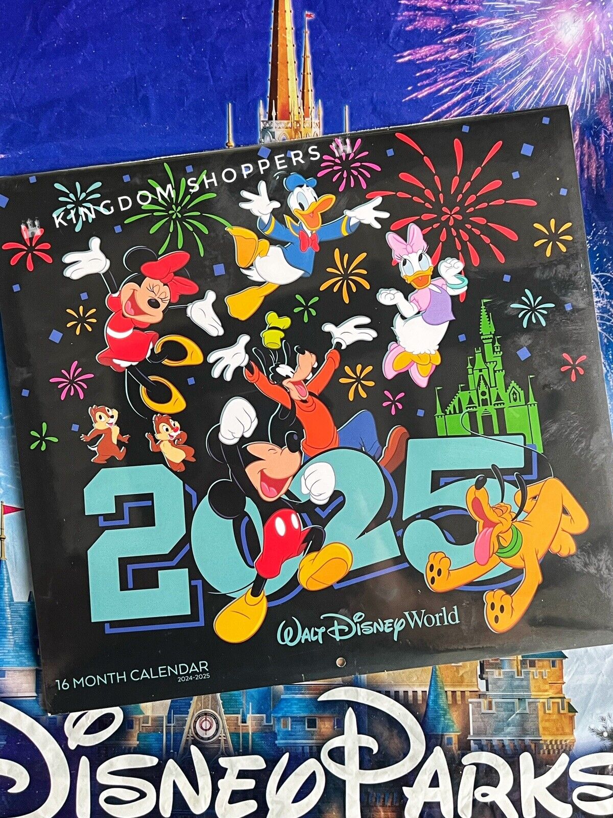 2024 - 2025 Disney Parks Walt Disney World Full Color Calendar 16 Month