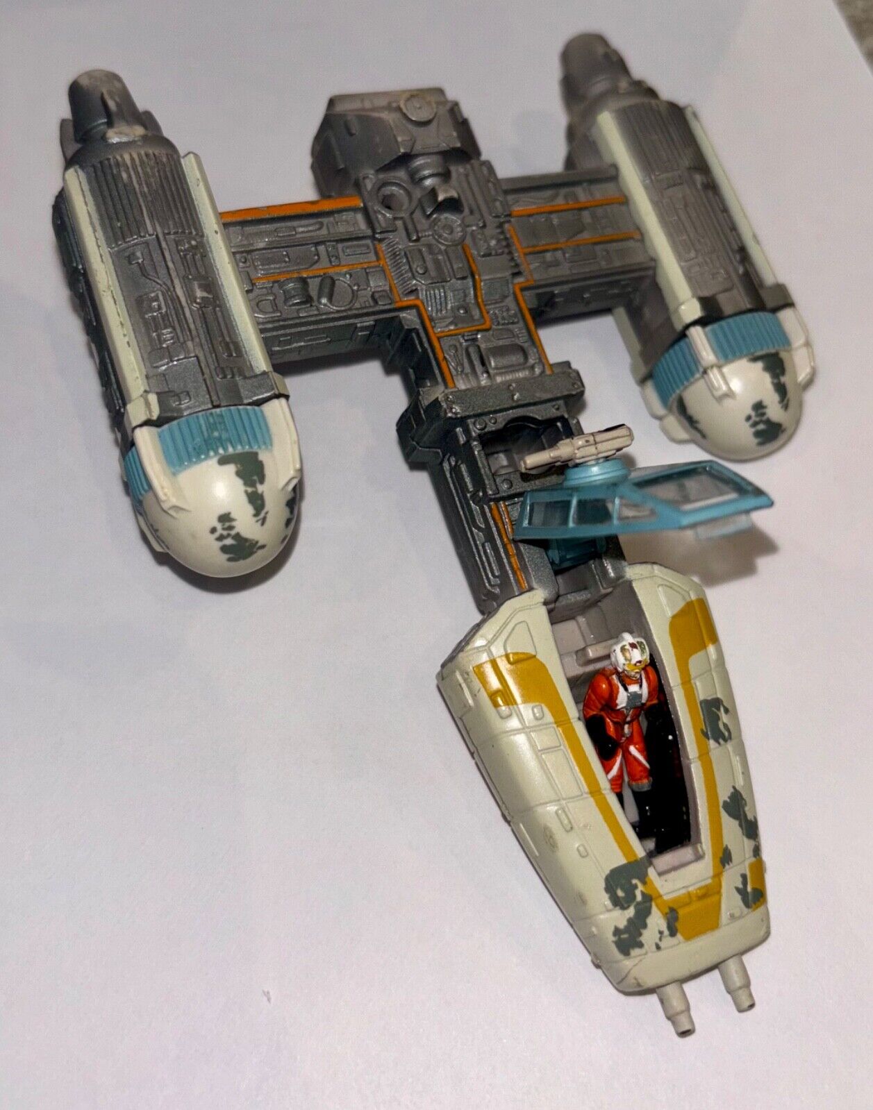 Vintage Star Wars Action Fleet Y-Wing Fighter 1996