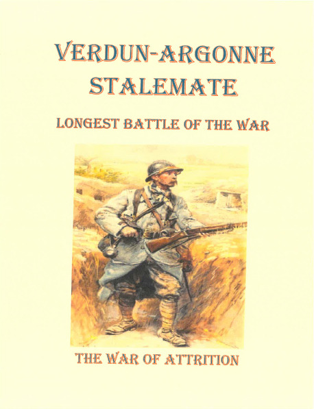 WWI US British French Army 1916 Battle of Verdun / Argonne / Metz History Book