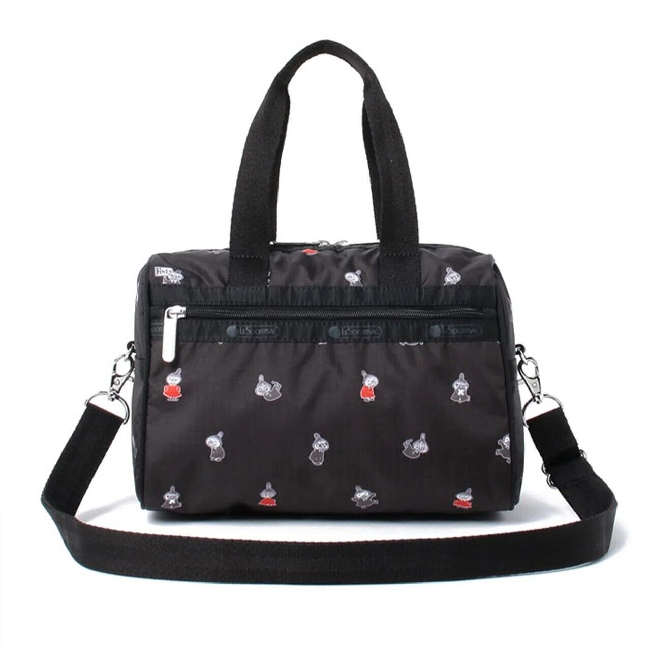 MOOMIN×LeSportsac Everyday Small Satchel Little My Black Character Japan New