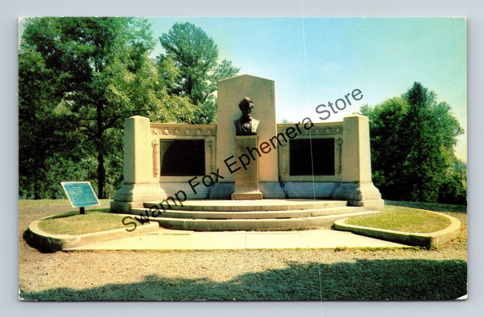 Postcard Lincoln\'s Speech Memorial Gettysburg Pennsylvania