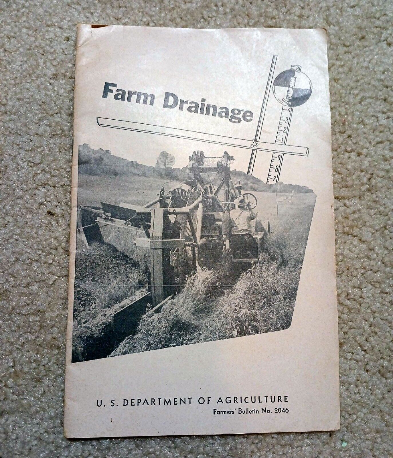 1952 Farm Drainage Manual from US Dept. of Agriculture