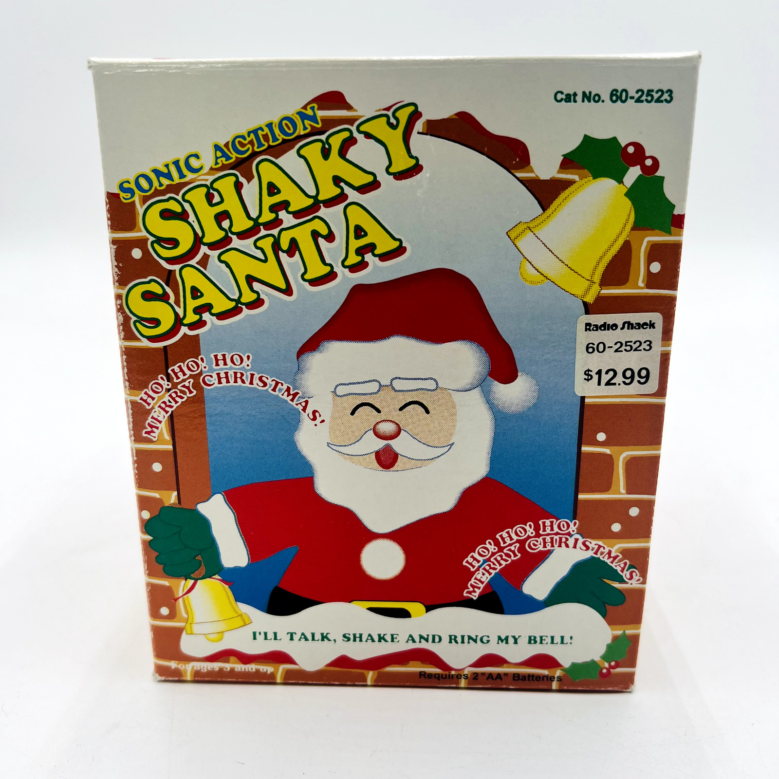 Sonic Action Shaky Santa - Radio Shack Vintage, Open Box -  WORKS