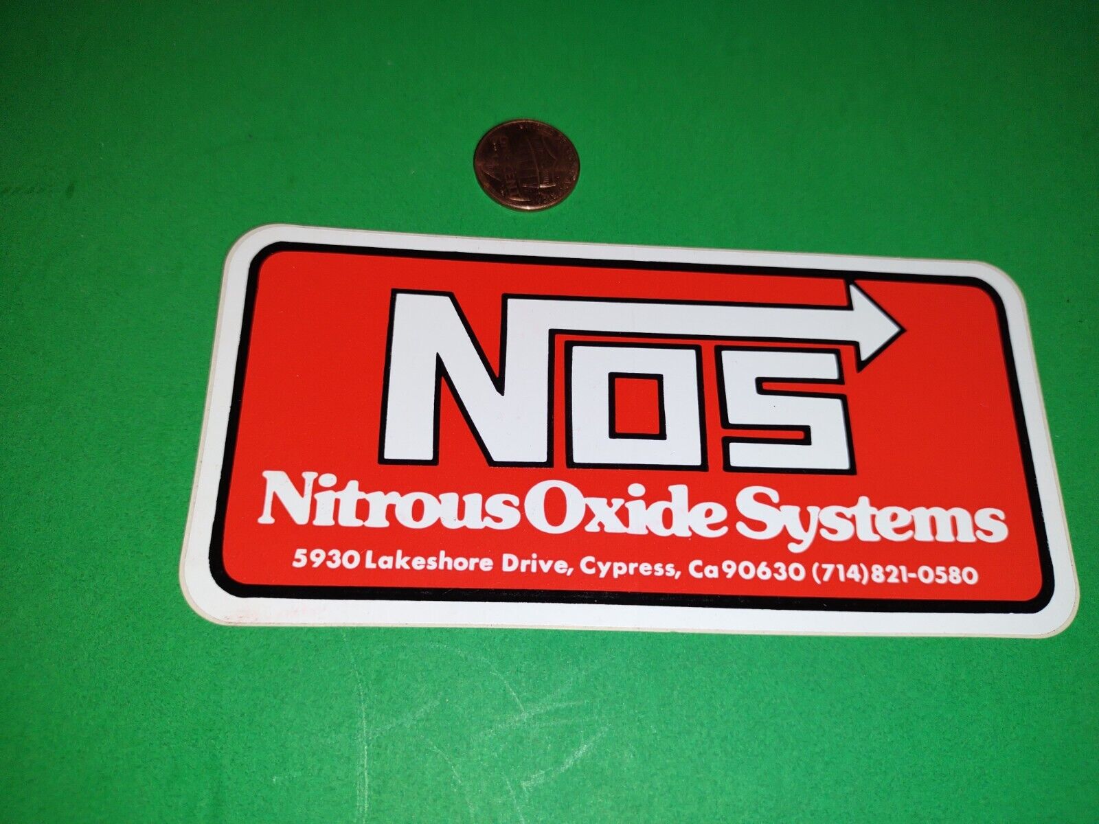 NOS LAKESHORE DR Sticker / Decal  RACING ORIGINAL old stock
