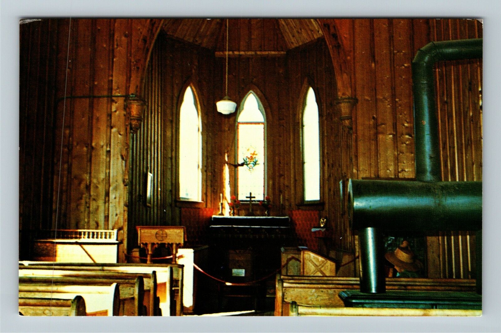 British Columbia-Canada, Barkerville, St Saviours Church, Vintage Postcard