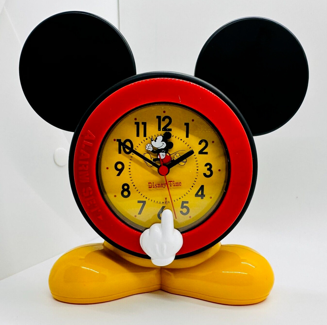 VTG HTF Disney Enterprises Inc Mickey Mouse Mouse Alarm Clock (READ)