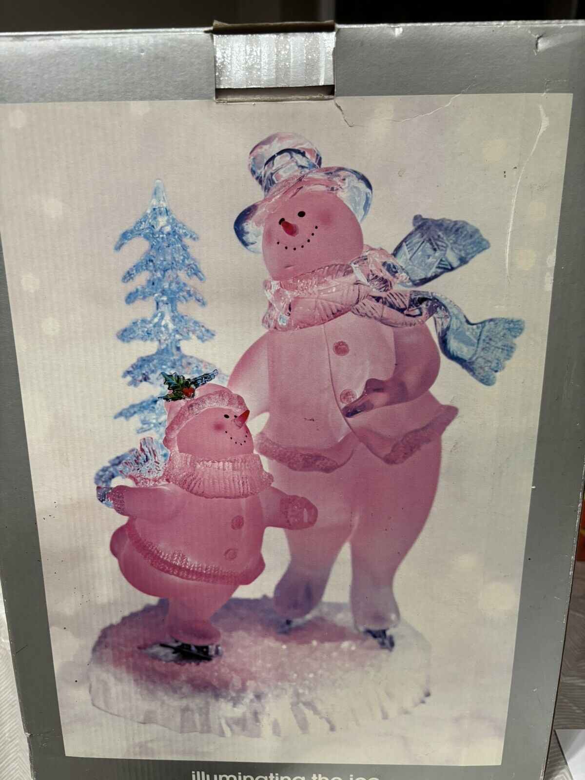 jc penny home collection Christmas Ice-Skating, Snowman, Light Up