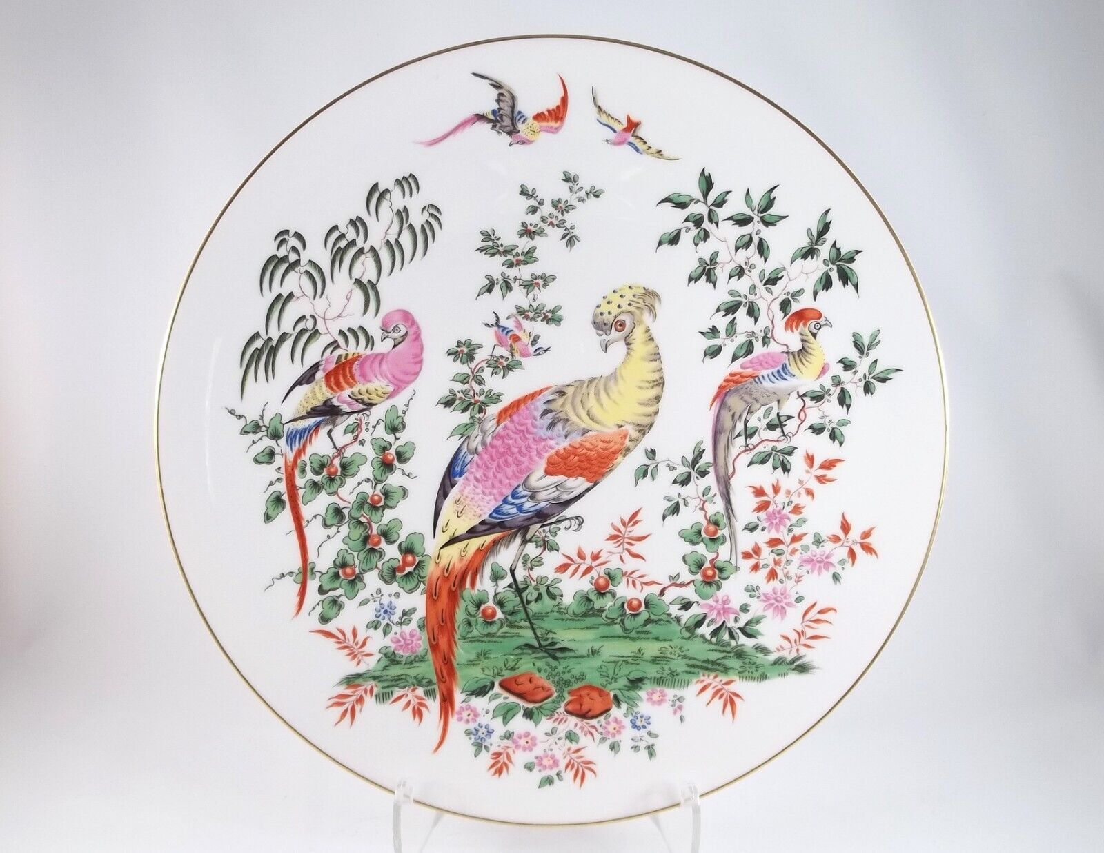 Royal Worcester Porcelain Co. Collector's Series Fabulous Birds Peacock Plate