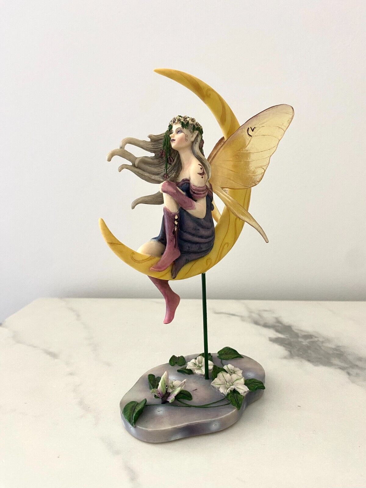 Jessica Galbreth Moon Flower Fairy Collectible Figurine - JG50143 with box