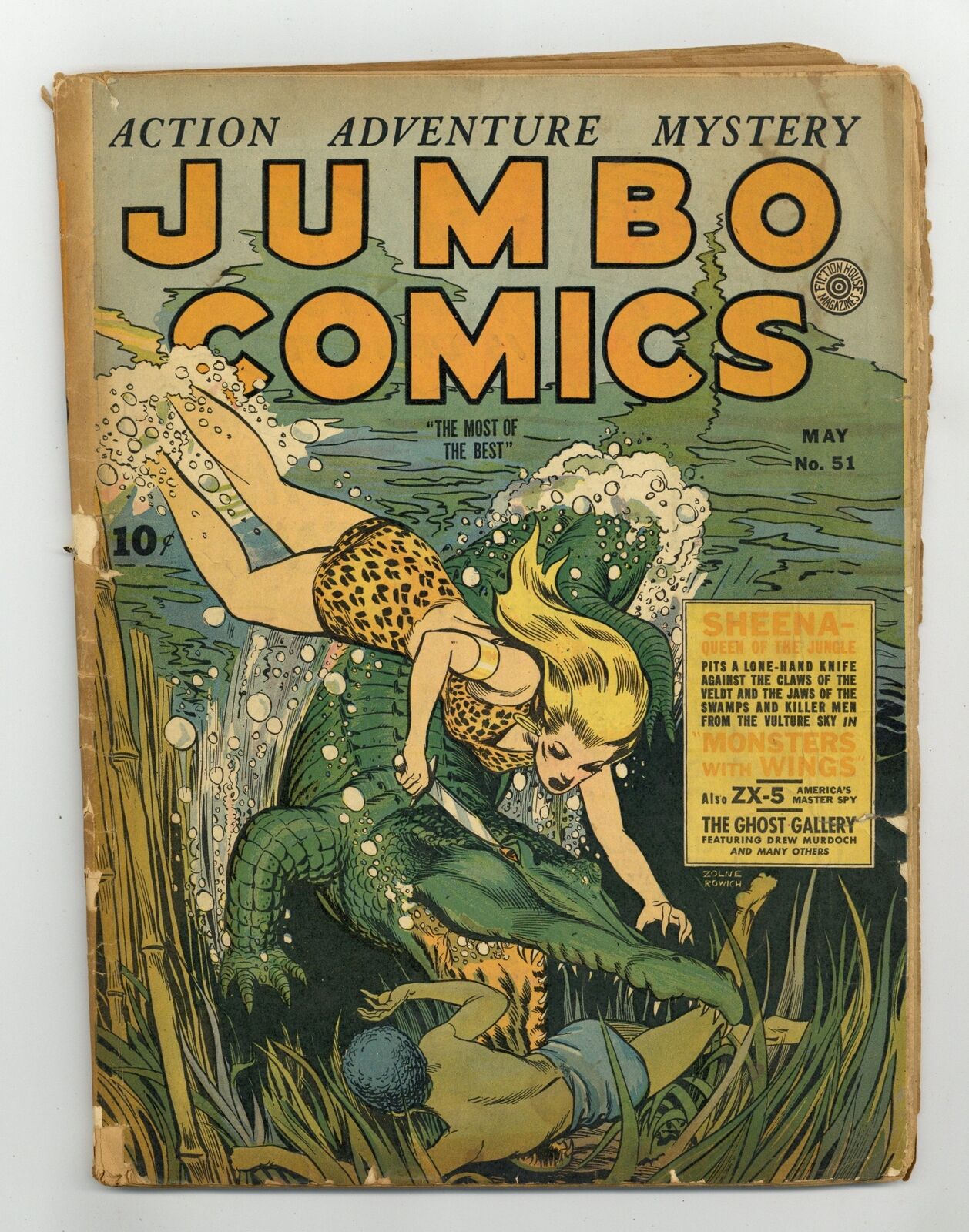 Jumbo Comics #51 FR 1.0 TRIMMED 1943