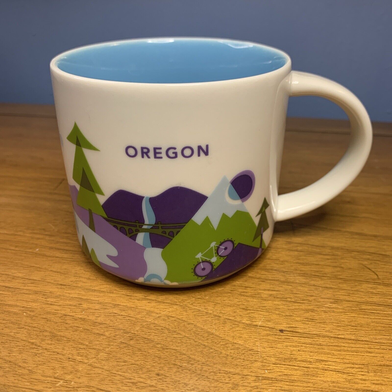 Starbucks Oregon 2015 “You Are Here” Collectible Coffee Tea Mug 14 oz
