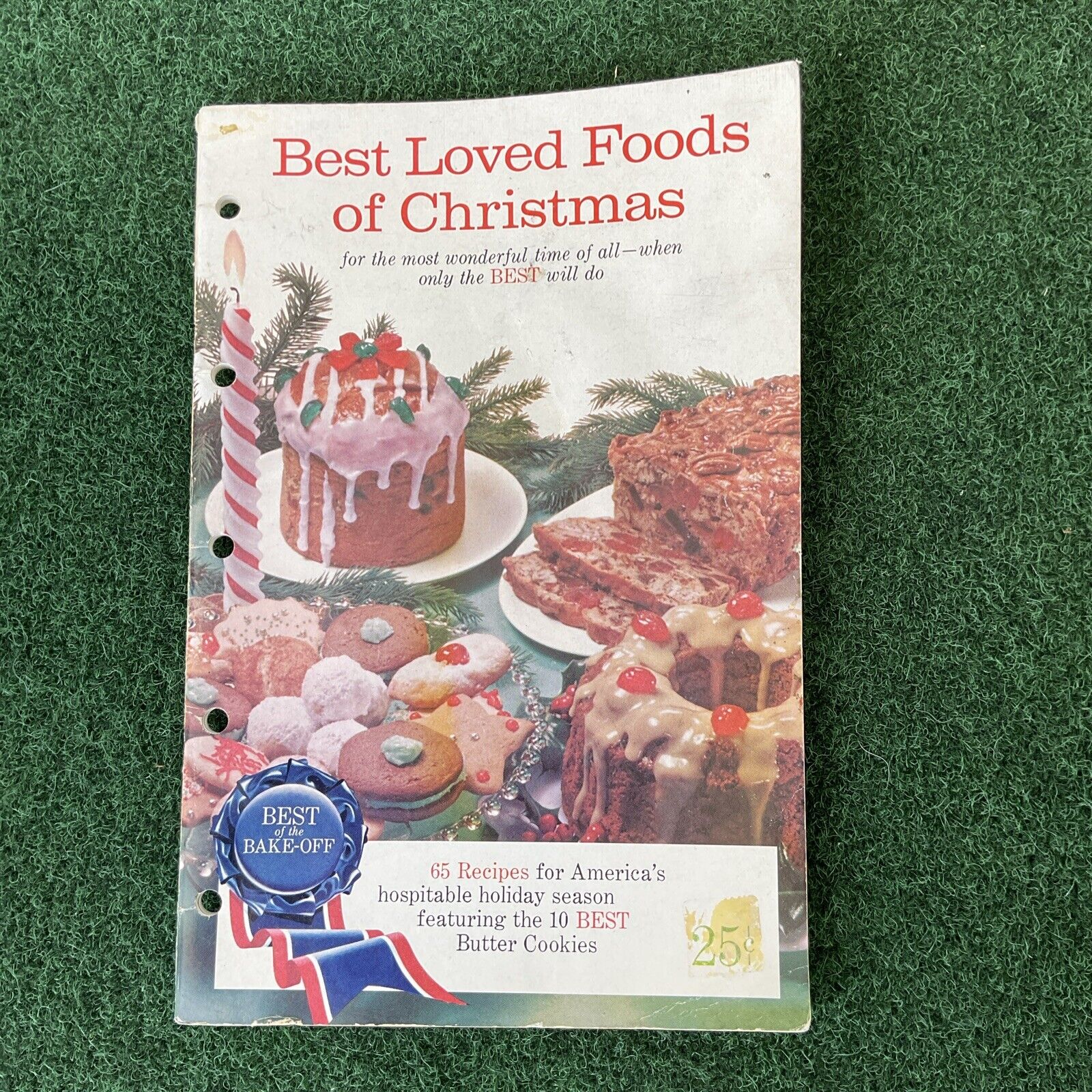 Vintage Pillsbury Bake Off Best Loved Foods Christmas Recipes Booklet Cook Book