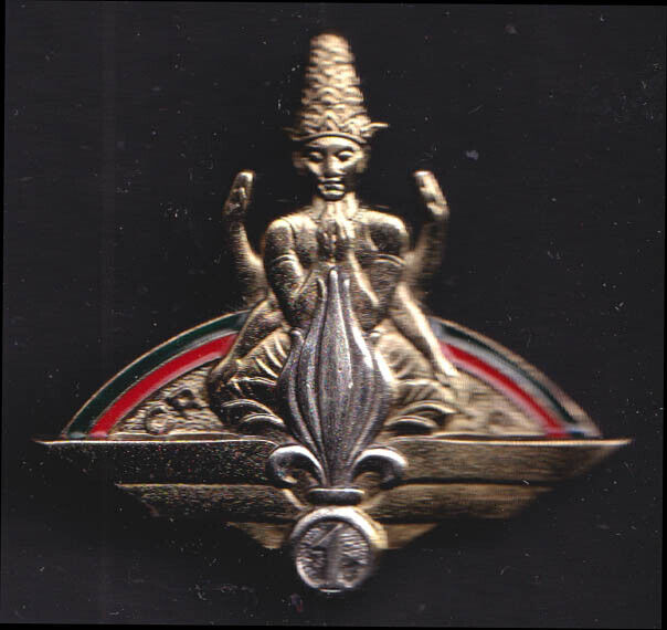 French 1° Compagnie de Réparation de la Légion Étrangère Foreign Legion badge