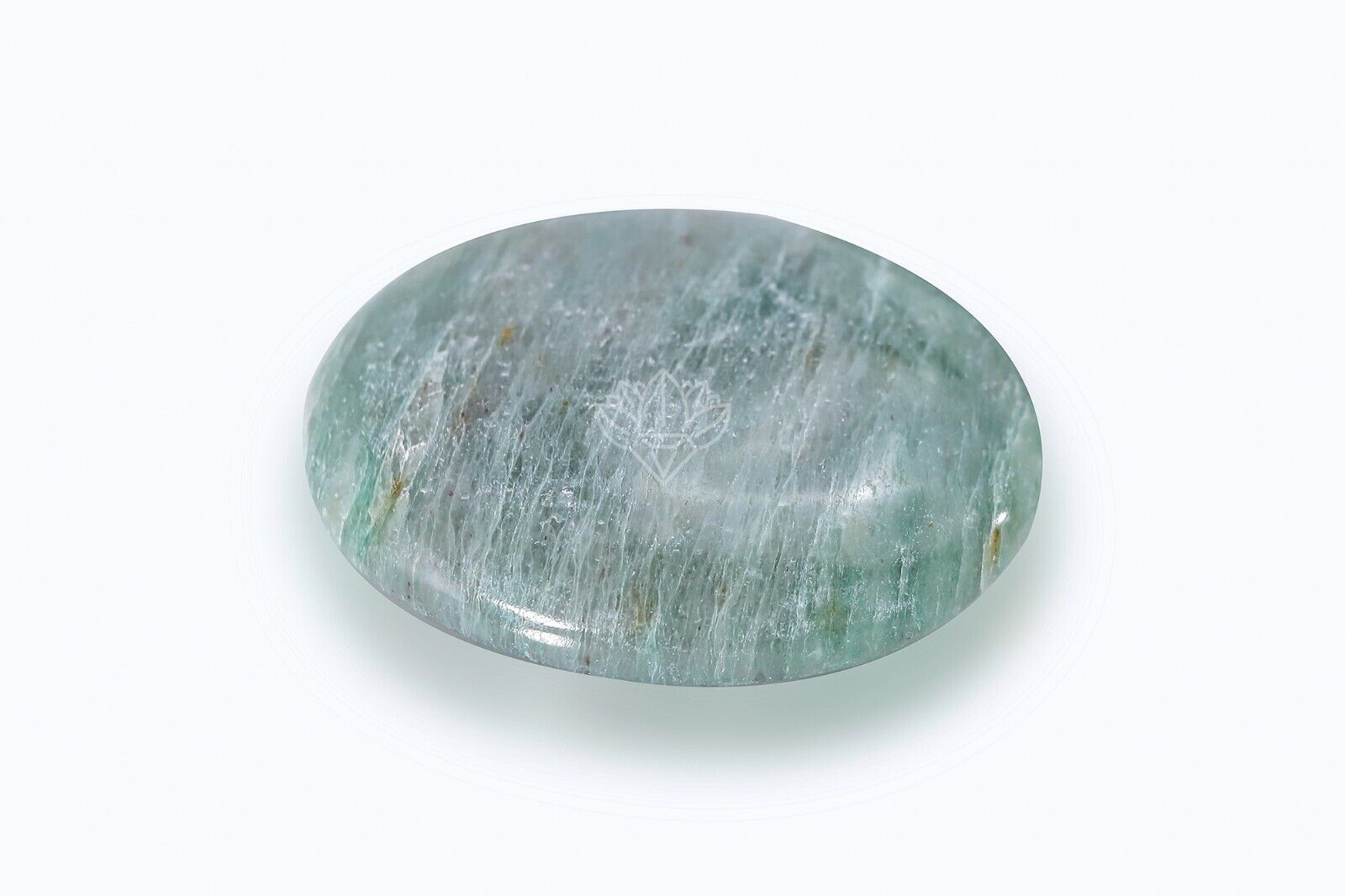Green Jasper Natural Healing Palm Gemstone Oval Smooth Polished Gemstone Jewelry